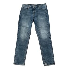 American Eagle Stretch '90s Skinny High Rise Jeans, Sz 14, Medium Wash,Worn Once